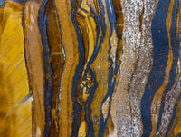 Polished Golden River Tigers Eye Standing Free Forms x 2 From Prieska, South Africa