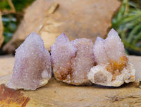Natural Ametrine and Amethyst Spirit Quartz Clusters x 35 From South Africa
