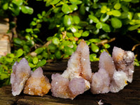 Natural Ametrine and Amethyst Spirit Quartz Clusters x 35 From South Africa