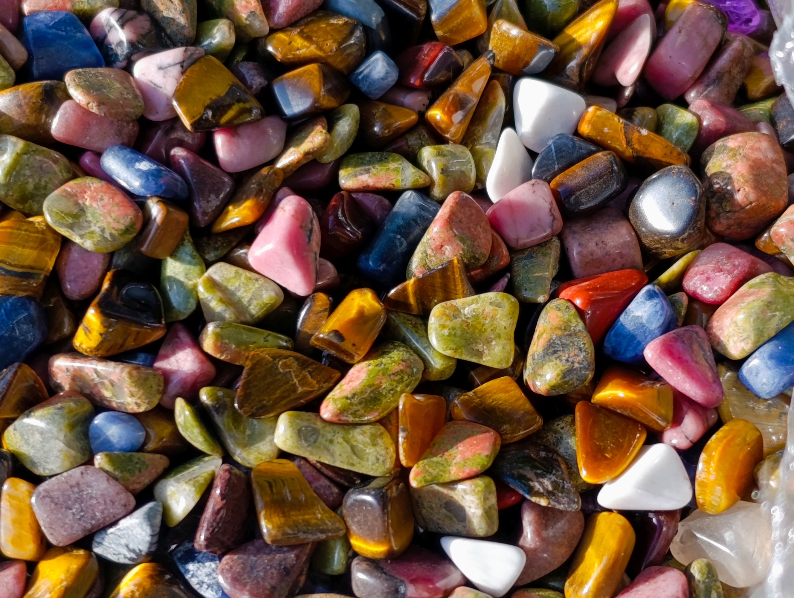 Polished Mini Mixed Tumble Stones x 3 Kg From Southern Africa - Toprock Gemstones and Minerals 