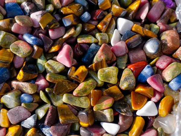 Polished Mini Mixed Tumble Stones x 3 Kg From Southern Africa