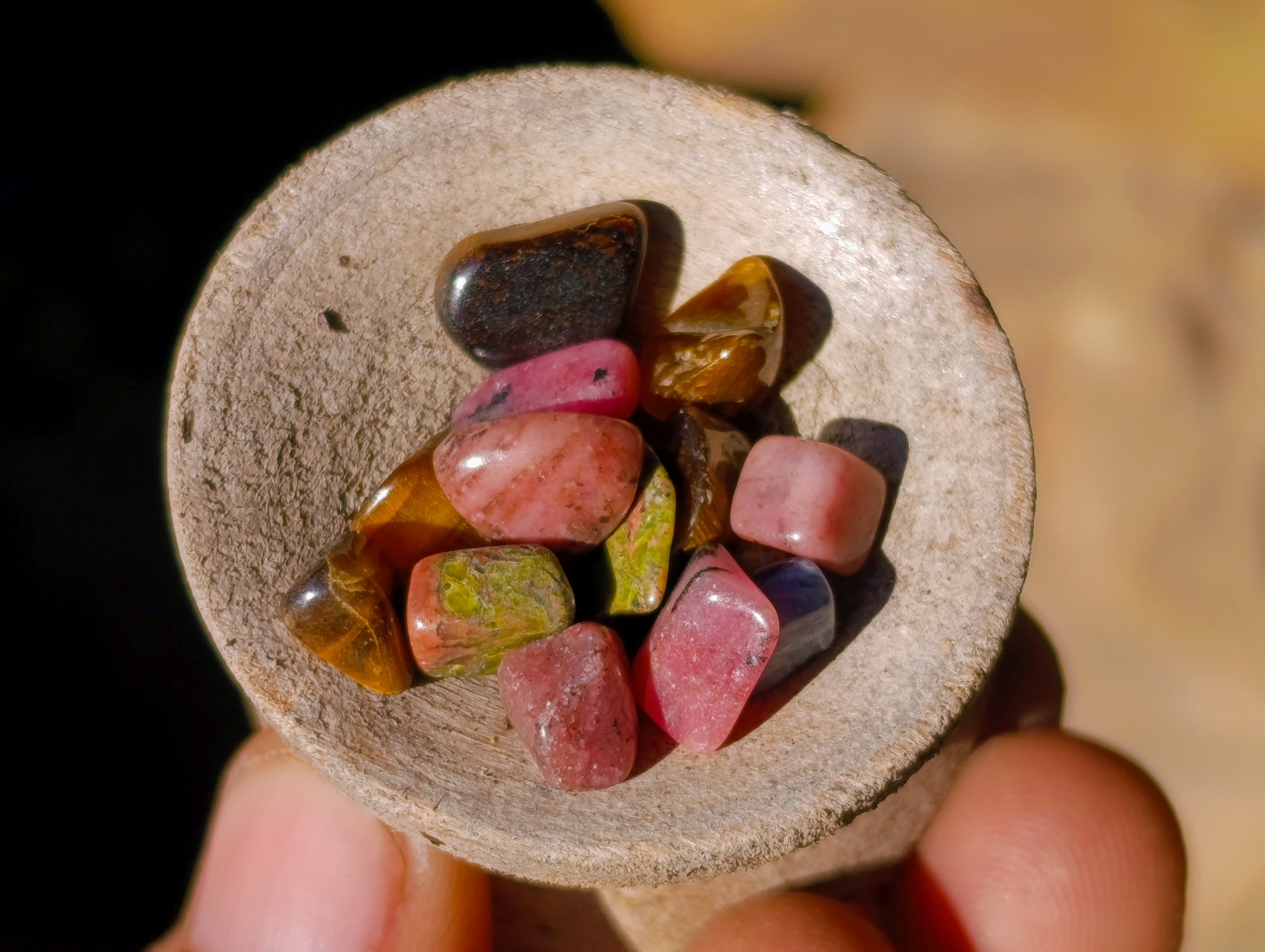 Polished Mini Mixed Tumble Stones x 3 Kg From Southern Africa - Toprock Gemstones and Minerals 