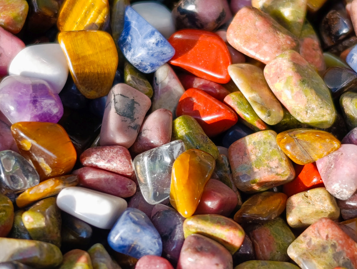 Polished Mini Mixed Tumble Stones x 3 Kg From Southern Africa - Toprock Gemstones and Minerals 