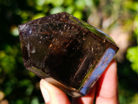 Polished Mix of Clear and Smokey Quartz Crystals x 12 From Ambatondrazaka, Madagascar - Toprock Gemstones and Minerals 