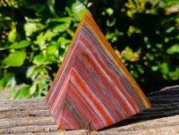 Polished Banded Tiger Iron Points x 2 From Northern Cape, South Africa - Toprock Gemstones and Minerals 