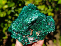 Natural Silky Malachite Specimens x 3 From Kasompe, Congo - Toprock Gemstones and Minerals 