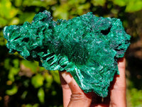 Natural Silky Malachite Specimens x 3 From Kasompe, Congo - Toprock Gemstones and Minerals 