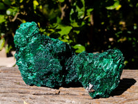 Natural Silky Malachite Specimens x 3 From Kasompe, Congo - Toprock Gemstones and Minerals 