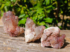 Natural Red Hematoid Quartz Clusters x 12 From Karoi, Zimbabwe - Toprock Gemstones and Minerals 