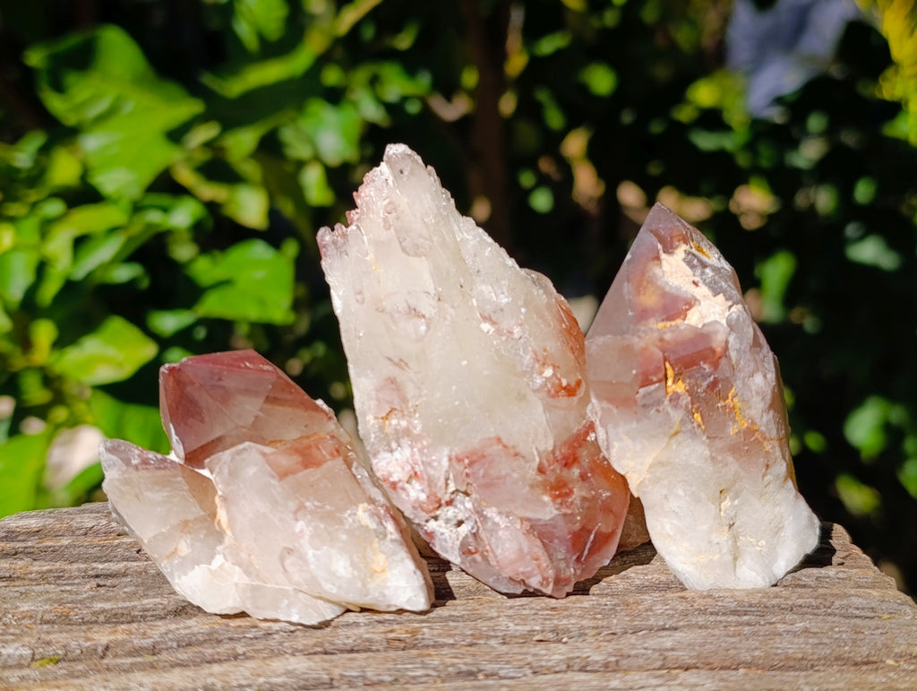 Natural Red Hematoid Quartz Clusters x 12 From Karoi, Zimbabwe - Toprock Gemstones and Minerals 