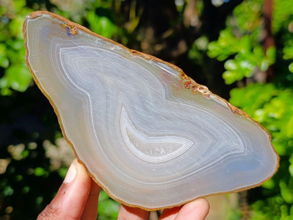 Polished Banded Agate Sliced Pairs x 6 From Madagascar - Toprock Gemstones and Minerals 