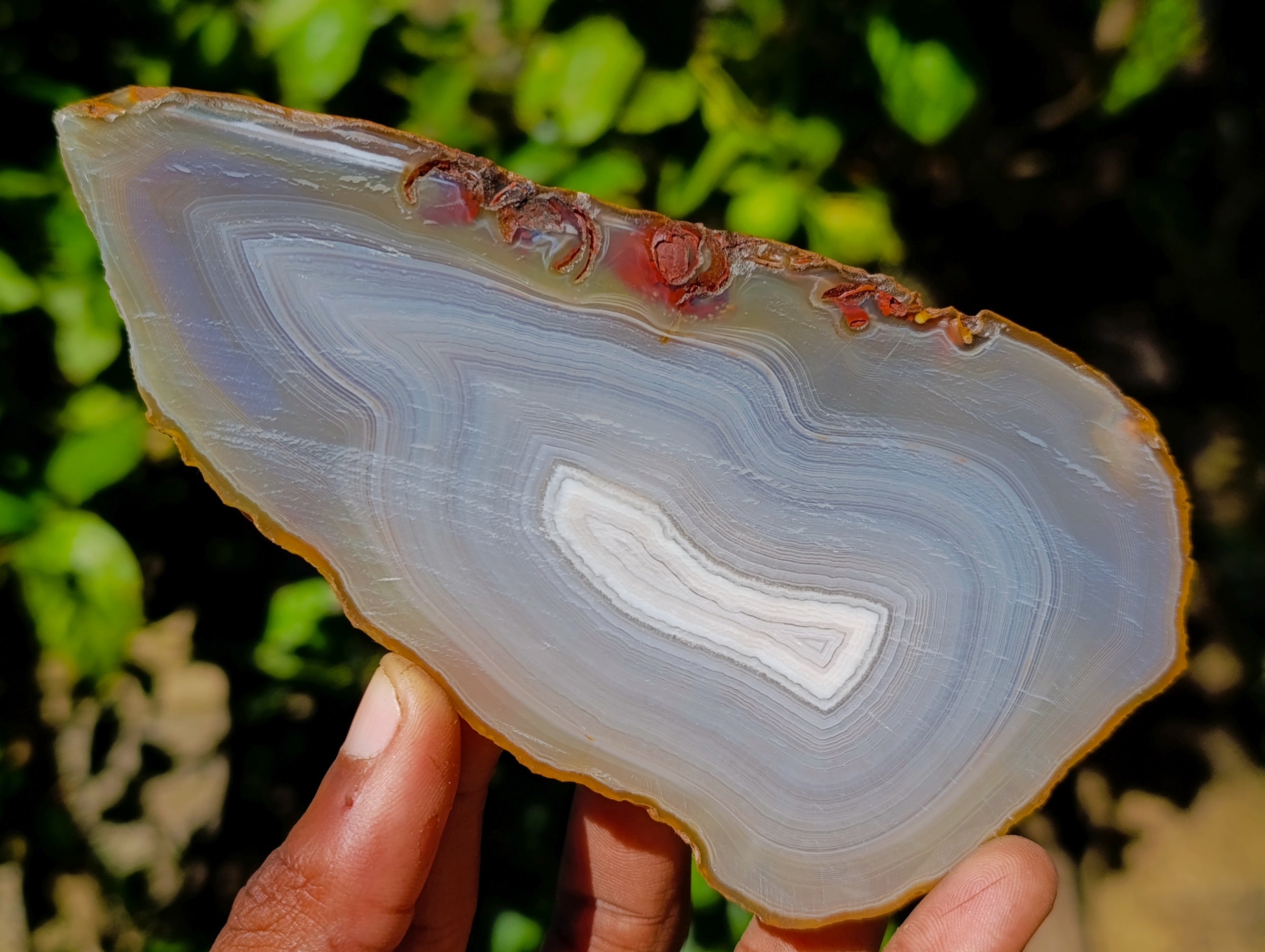 Polished Banded Agate Sliced Pairs x 6 From Madagascar - Toprock Gemstones and Minerals 