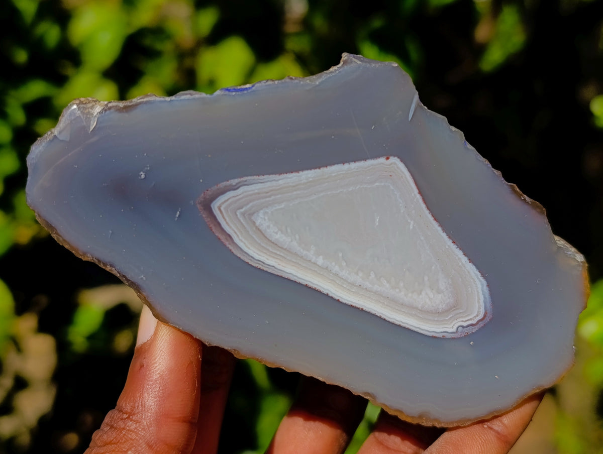 Polished Banded Agate Sliced Pairs x 6 From Madagascar - Toprock Gemstones and Minerals 