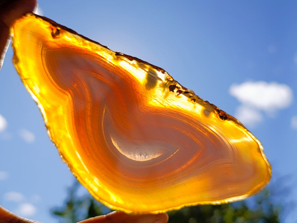 Polished Banded Agate Sliced Pairs x 6 From Madagascar - Toprock Gemstones and Minerals 