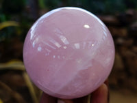 Polished Star and Lavender Rose Quartz Spheres x 3 From Ambatondrazaka, Madagascar - Toprock Gemstones and Minerals 