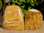 Polished Picture Stone Jasper Standing Free Forms x 3 From Ais-Ais, Namibia - Toprock Gemstones and Minerals 