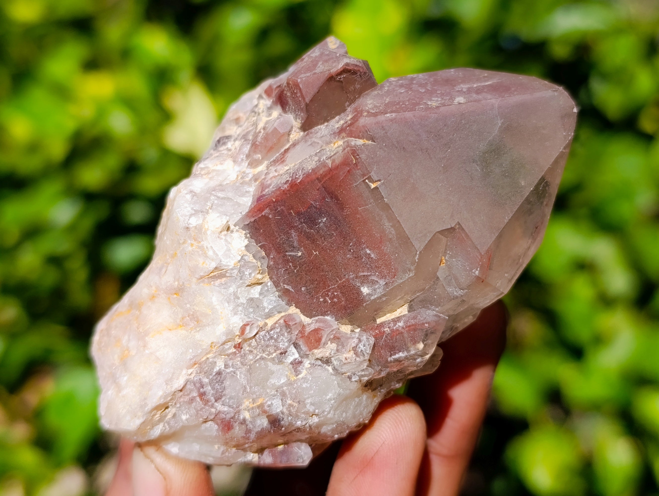 Natural Red Hematoid Quartz Clusters x 12 From Karoi, Zimbabwe - Toprock Gemstones and Minerals 