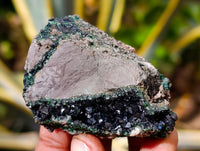 Natural Libethenite Crystals On Dolomite Matrix Specimens x 7 From Shituru, Congo