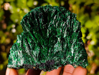 Natural Silky Malachite Specimens x 2 From Kasompe, Congo - Toprock Gemstones and Minerals 