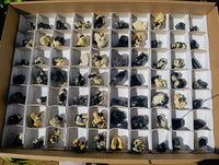 Natural Schorl Black Tourmaline Specimens on Orthoclase Matrix x 70 From Erongo, Namibia - Toprock Gemstones and Minerals 