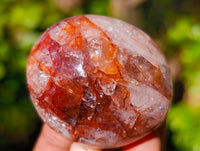 Polished Red Hematoid Quartz Palm Stones x 20 From Madagascar - Toprock Gemstones and Minerals 