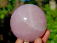 Polished Star Rose Quartz Spheres x 3 From Ambatondrazaka, Madagascar - Toprock Gemstones and Minerals 