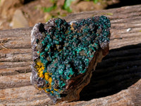 Natural Ball Malachite and Drusy Quartz On Dolomite Matrix Specimens x 2 From Kambove, Congo