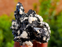 Natural Schorl Black Tourmaline and Smokey Quartz on Orthoclase Matrix with a dash of Hyalite Opal x 12 From Erongo, Namibia - Toprock Gemstones and Minerals 