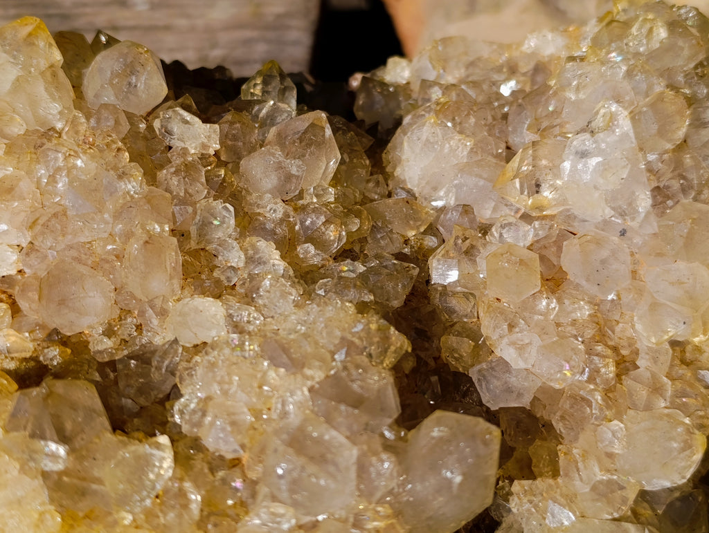 Natural Smokey Limonite Quartz Cluster x 1 From Solwezi, Zambia - Toprock Gemstones and Minerals 
