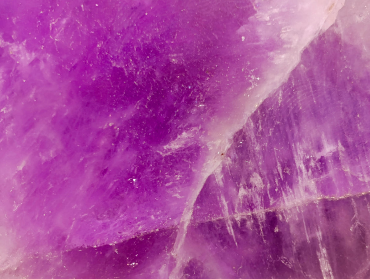 Polished Chevron Amethyst Points x 4 From Ankazobe, Madagascar - Toprock Gemstones and Minerals 