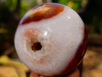 Polished Carnelian Agate Spheres x 4 From Madagascar - Toprock Gemstones and Minerals 