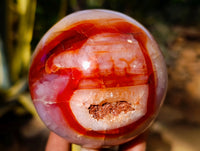 Polished Carnelian Agate Spheres x 4 From Madagascar - Toprock Gemstones and Minerals 