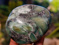 Polished Emerald Mica In Matrix Free Forms x 7 From Mutoko, Zimbabwe - Toprock Gemstones and Minerals 