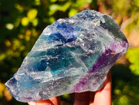 Natural Fluorescent Watermelon Fluorite Cobbed Specimens x 12 From Uis, Namibia - Toprock Gemstones and Minerals 