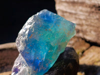 Natural Fluorescent Watermelon Fluorite Cobbed Specimens x 12 From Uis, Namibia - Toprock Gemstones and Minerals 
