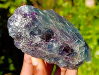 Natural Fluorescent Watermelon Fluorite Cobbed Specimens x 12 From Uis, Namibia - Toprock Gemstones and Minerals 