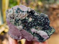 Natural Libethenite Crystals On Dolomite Matrix Specimens x 6 From Shituru, Congo
