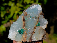 Natural Drusy Coated Chrysocolla and Malachite with Hemimorphite Specimens x 6 From Lupoto Mine, Congo - Toprock Gemstones and Minerals 