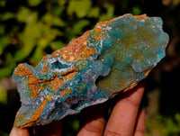 Natural Drusy Coated Chrysocolla and Malachite with Hemimorphite Specimens x 6 From Lupoto Mine, Congo - Toprock Gemstones and Minerals 