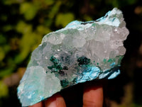 Natural Drusy Coated Chrysocolla and Malachite with Hemimorphite Specimens x 6 From Lupoto Mine, Congo - Toprock Gemstones and Minerals 
