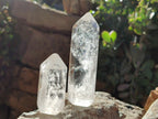 Polished Clear Quartz Crystals x 10 From Madagascar - Toprock Gemstones and Minerals 