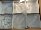 Polished Clear Quartz Crystals x 10 From Madagascar - Toprock Gemstones and Minerals 