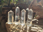 Polished Clear Quartz Crystals x 10 From Madagascar - Toprock Gemstones and Minerals 