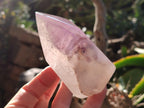 Polished Chevron Amethyst Points x 4 from Ankazobe, Madagascar - Toprock Gemstones and Minerals 
