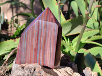 Polished Banded Tiger Iron Jasper Points x 2 From Northern Cape, South Africa - Toprock Gemstones and Minerals 