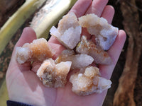 Natural Limonite Coated Fairy Spirit Quartz Clusters x 35 From South Africa - Toprock Gemstones and Minerals 