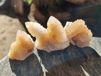 Natural Limonite Coated Fairy Spirit Quartz Clusters x 35 From South Africa - Toprock Gemstones and Minerals 