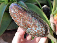Polished Eclogite Standing Free Form x 1 From Northern Cape, South Africa - Toprock Gemstones and Minerals 