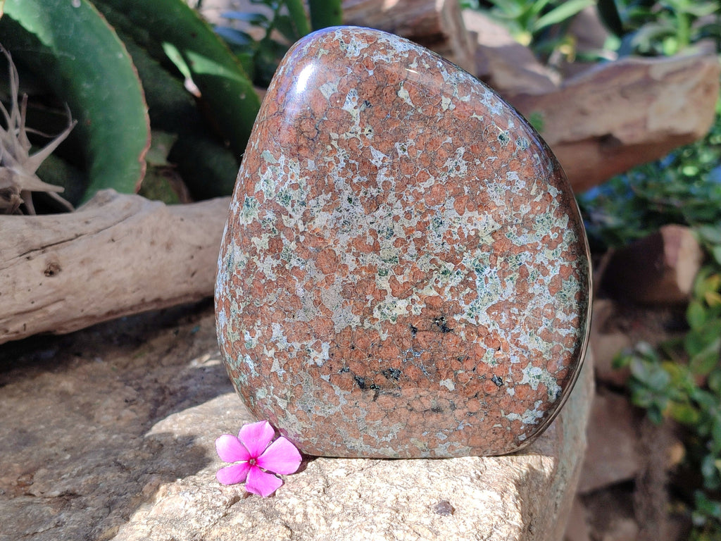 Polished Eclogite Standing Free Form x 1 From Northern Cape, South Africa - Toprock Gemstones and Minerals 