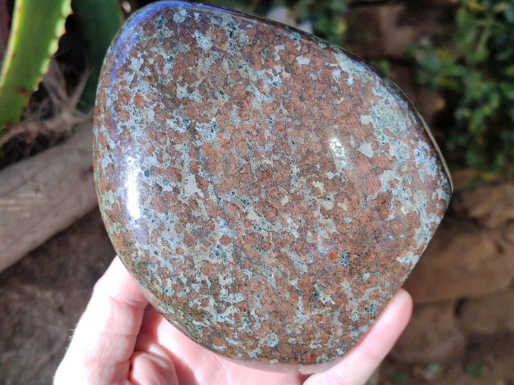 Polished Eclogite Standing Free Form x 1 From Northern Cape, South Africa - Toprock Gemstones and Minerals 
